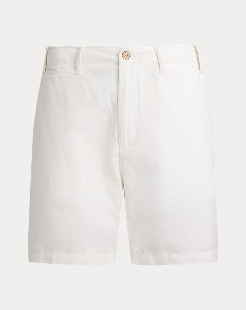 8.5-Inch Classic Fit Linen-Cotton Short