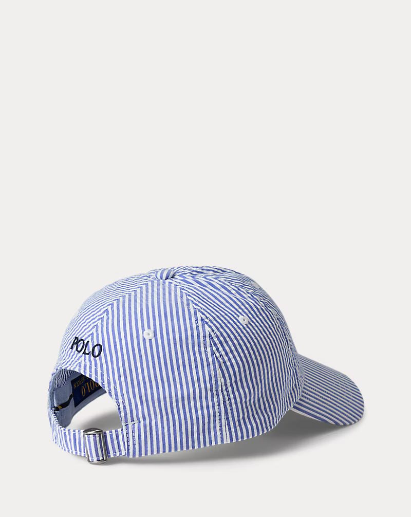 Seersucker Ball Cap