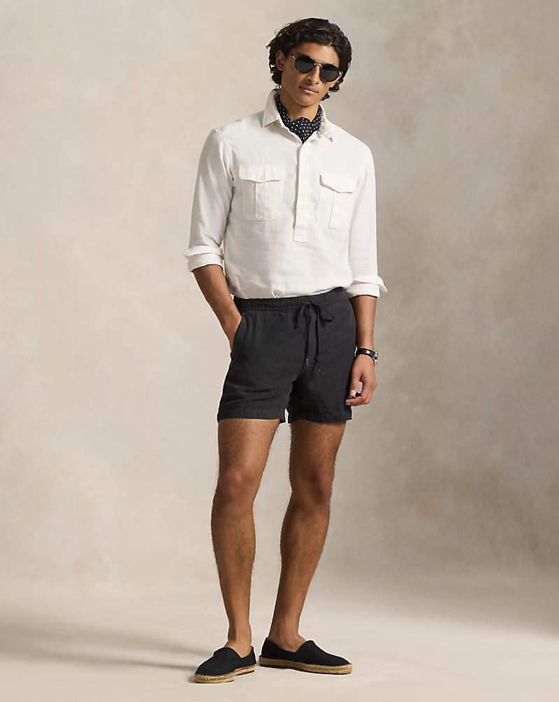 6-Inch Polo Prepster Linen Short