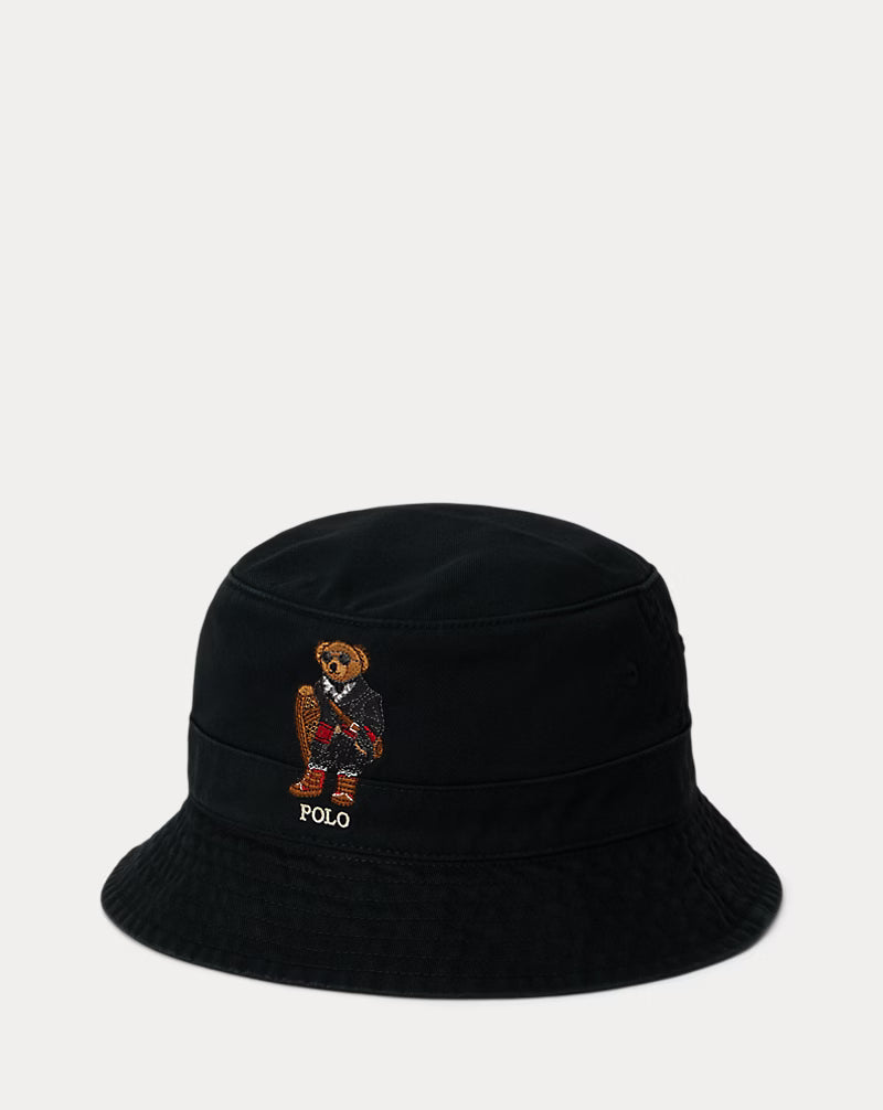Polo Bear Twill Bucket Hat