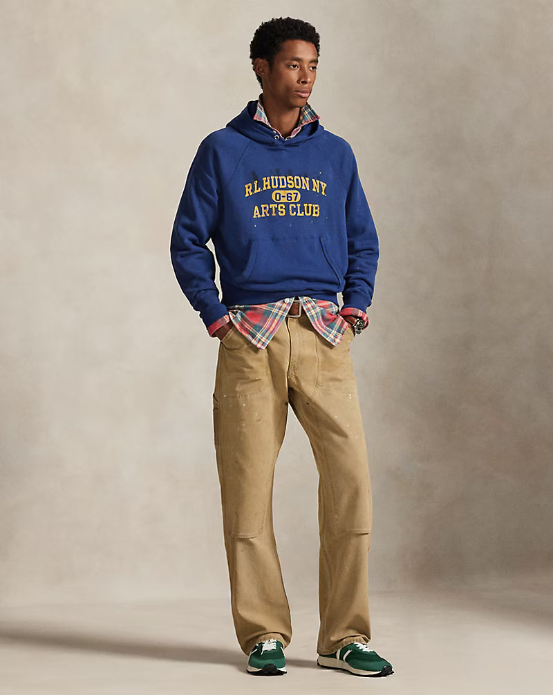 Vintage Fit Fleece Graphic Hoodie
