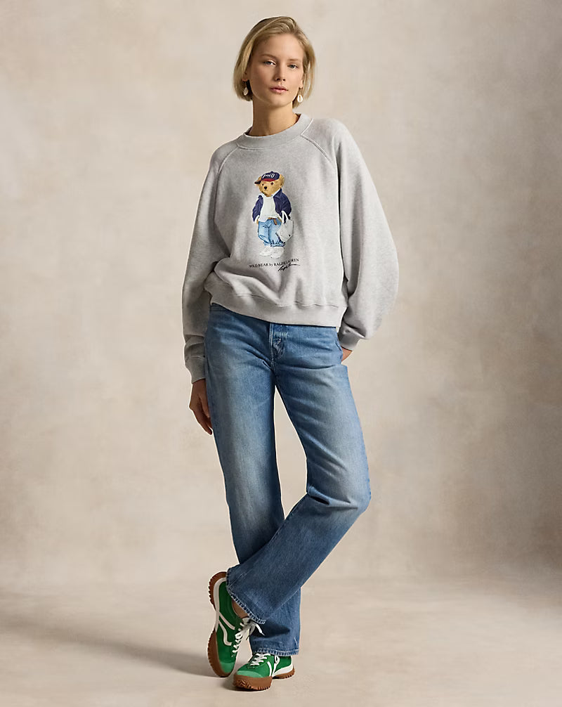 Polo Bear Lightweight Fleece Crewneck