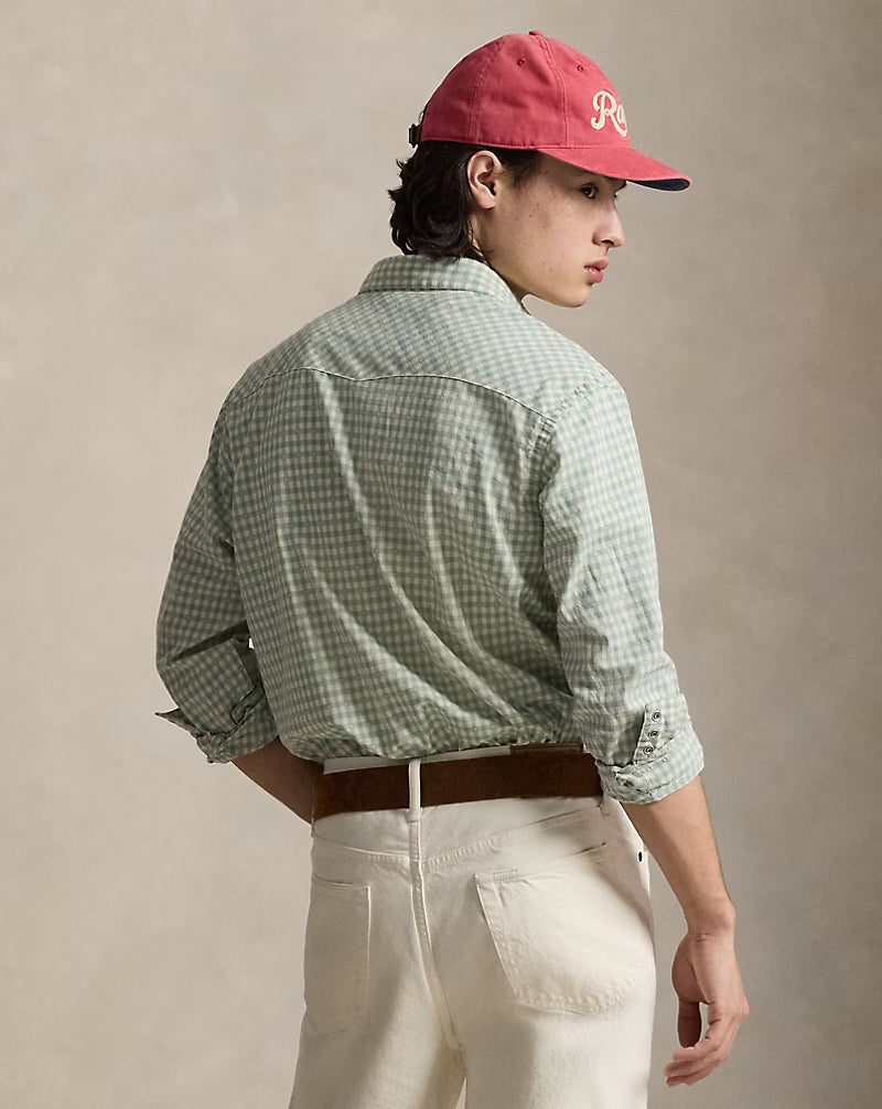 Classic Fit Checked Western Shirt