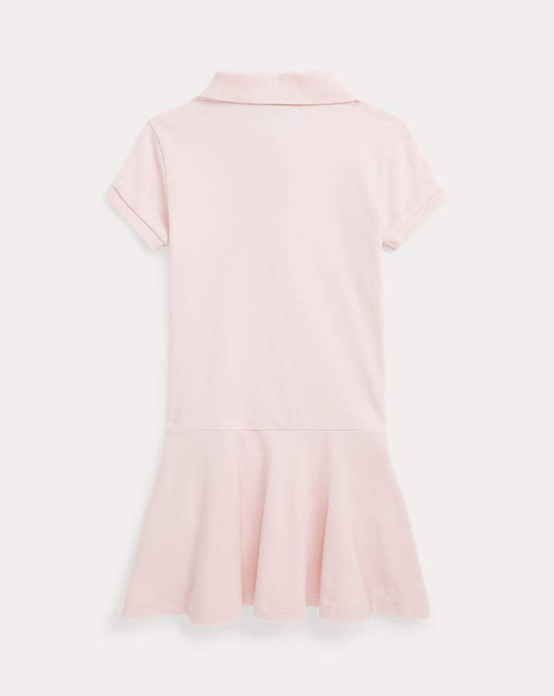 Stretch Mesh Polo Dress