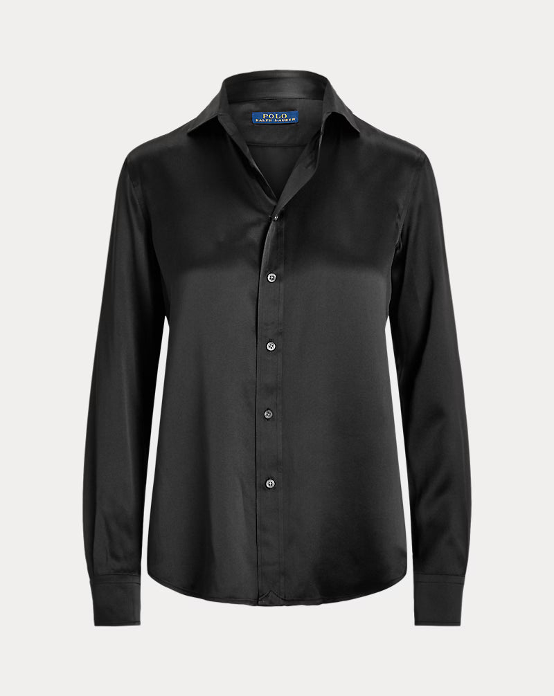 Slim Fit Silk Shirt