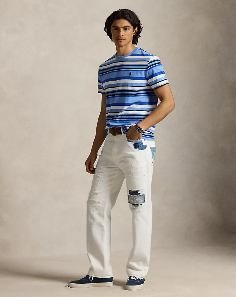 Classic Fit Striped Jersey T-Shirt