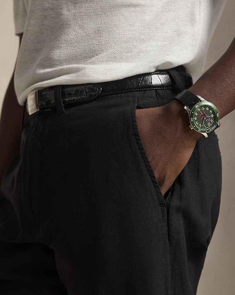 Bedford Classic Fit Linen-Cotton Pant