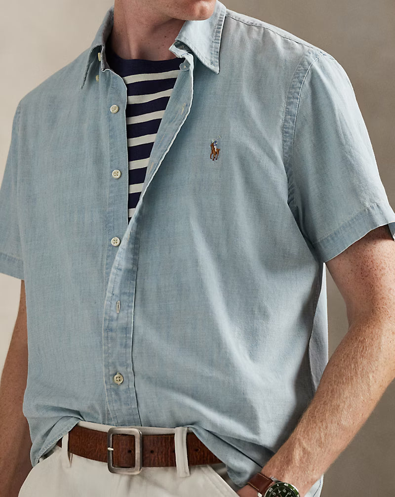 Classic Fit Chambray Shirt