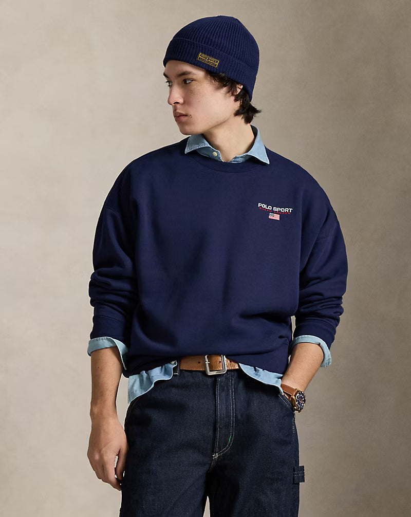 Relaxed Fit Polo Sport Fleece Sweatshirt