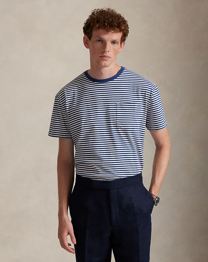 Classic Fit Striped Jersey T-Shirt