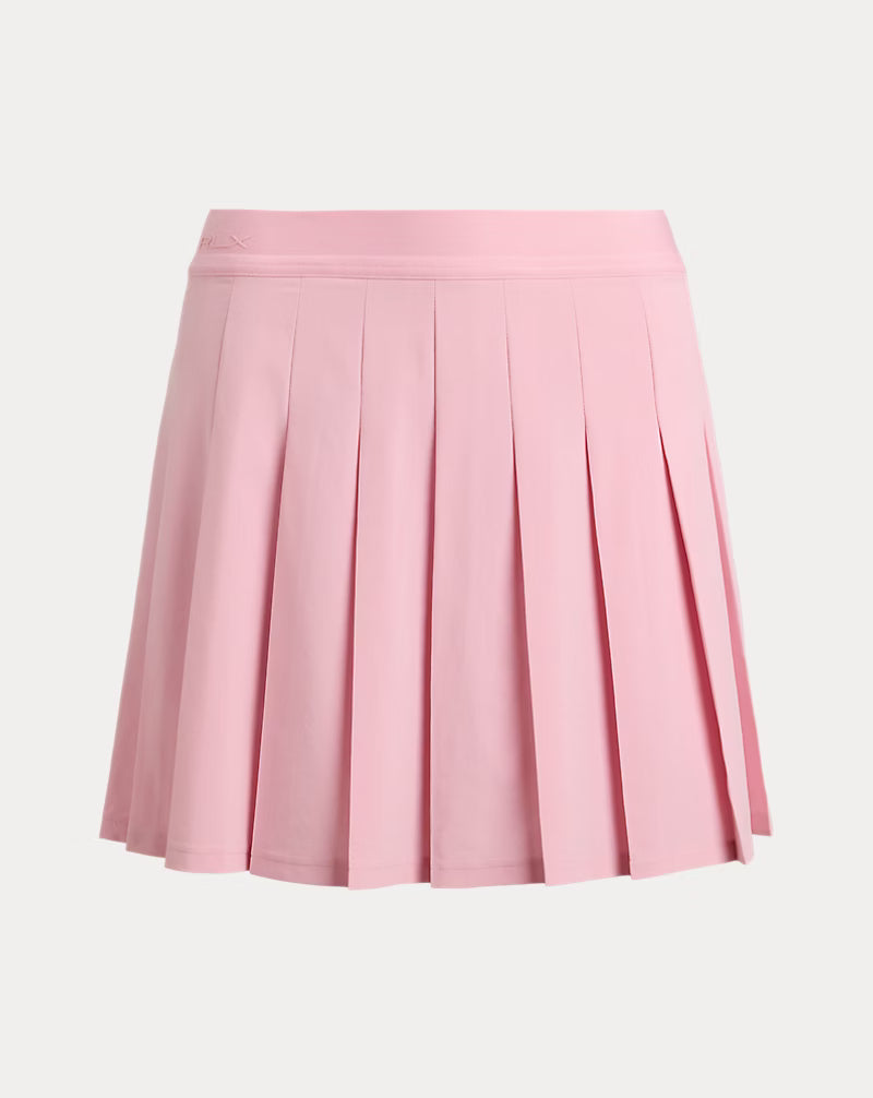 Pleated A-Line Skort
