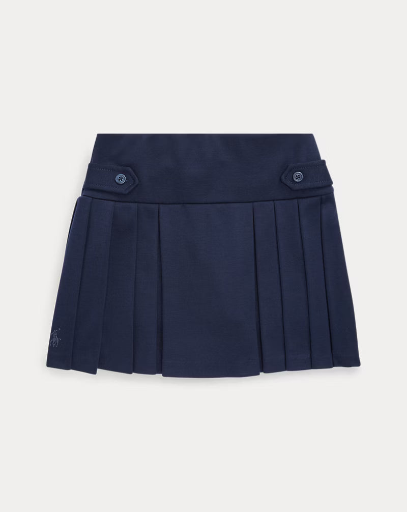 Pleated Ponte Skort