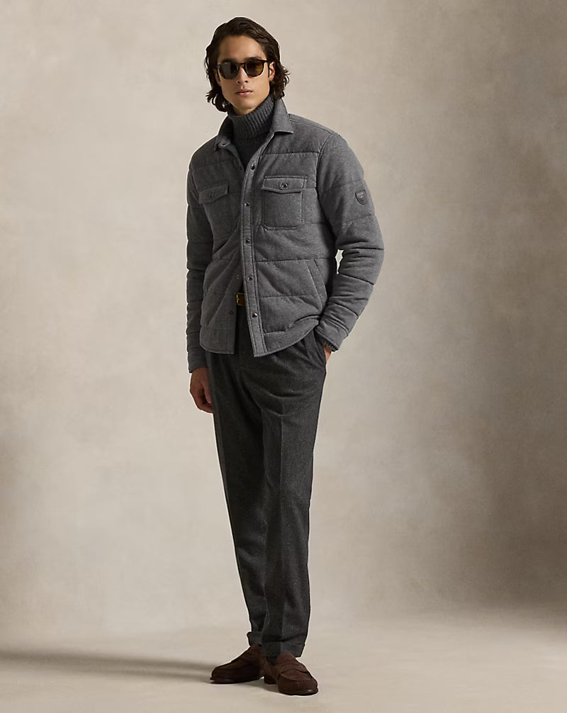 Quilted Jersey Overshirt