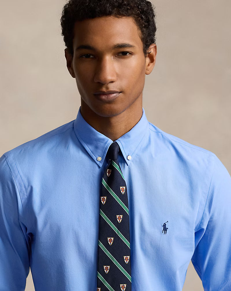 Slim Fit Stretch Poplin Shirt