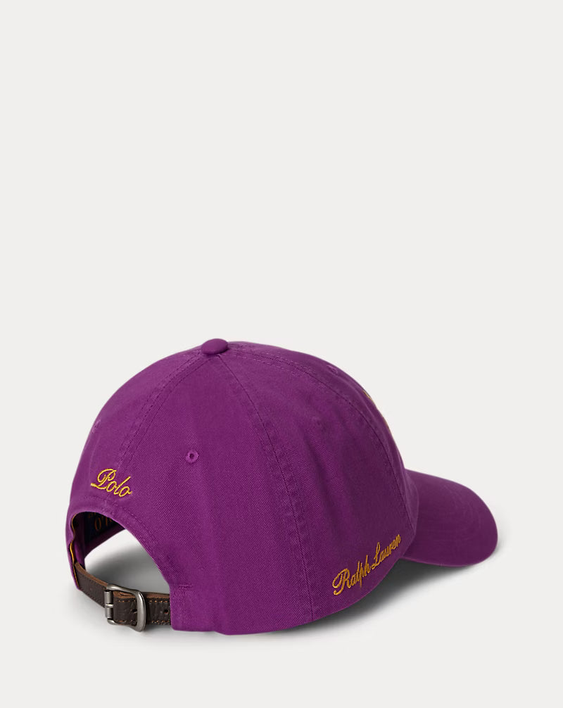 Triple-Pony Twill Ball Cap