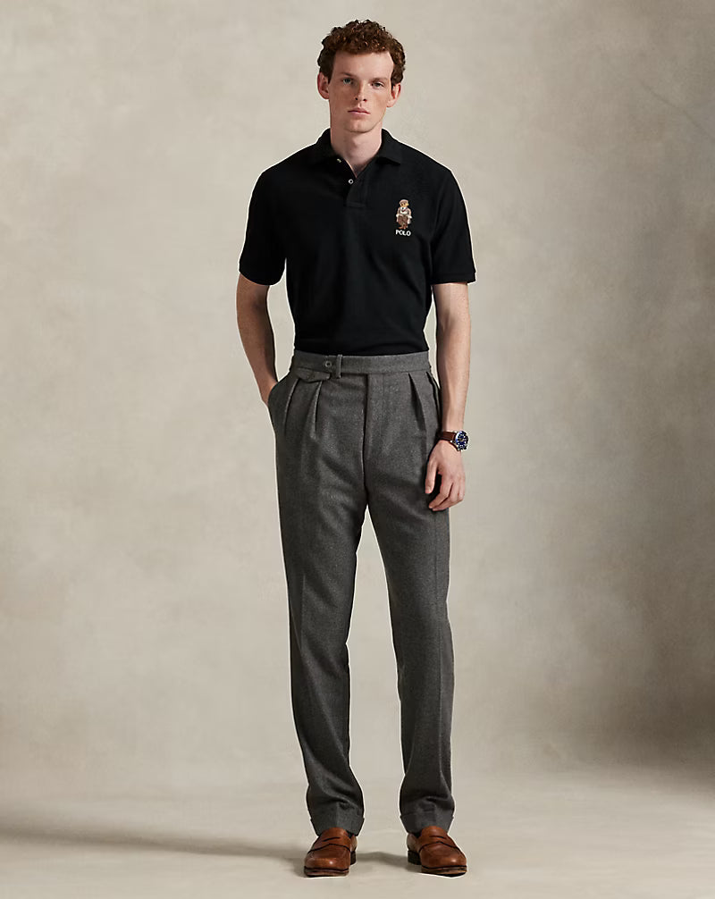 Classic Fit Polo Bear Mesh Polo Shirt