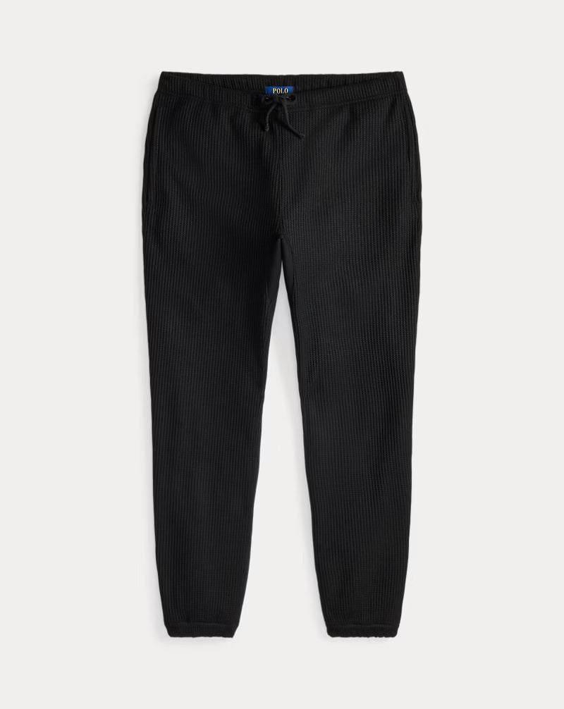 Waffle-Knit Fleece Sweatpant