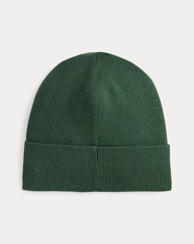 Rib-Knit Cotton Beanie