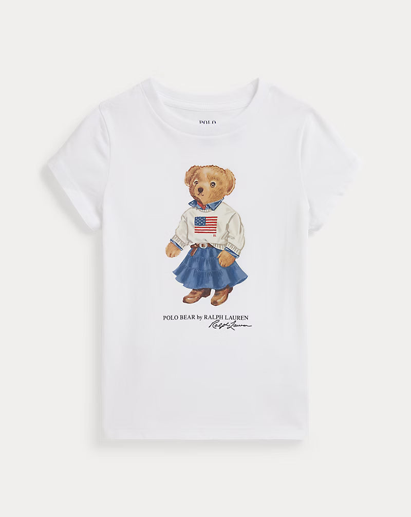 Polo Bear Cotton Jersey Tee