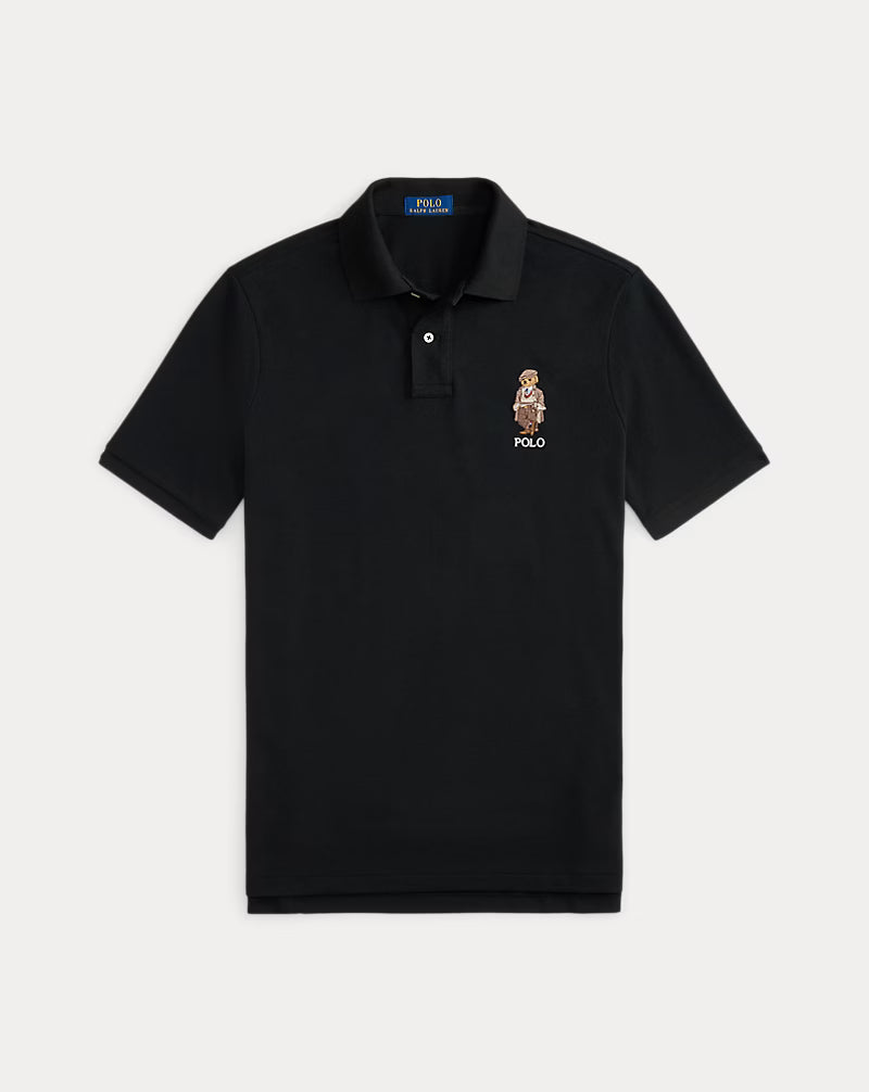 Classic Fit Polo Bear Mesh Polo Shirt