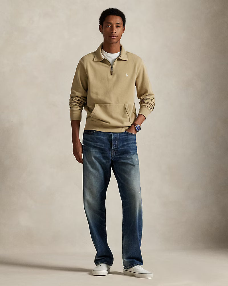 Loopback Fleece Quarter-Zip Sweatshirt