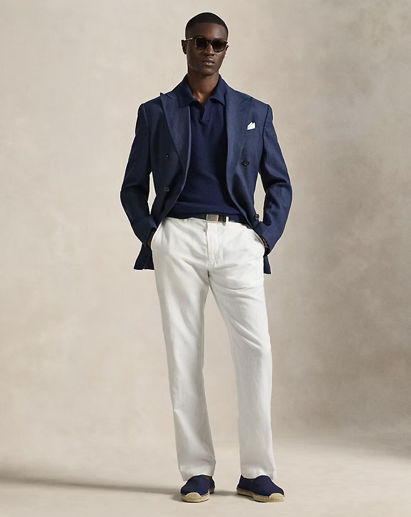Bedford Classic Fit Linen-Cotton Pant