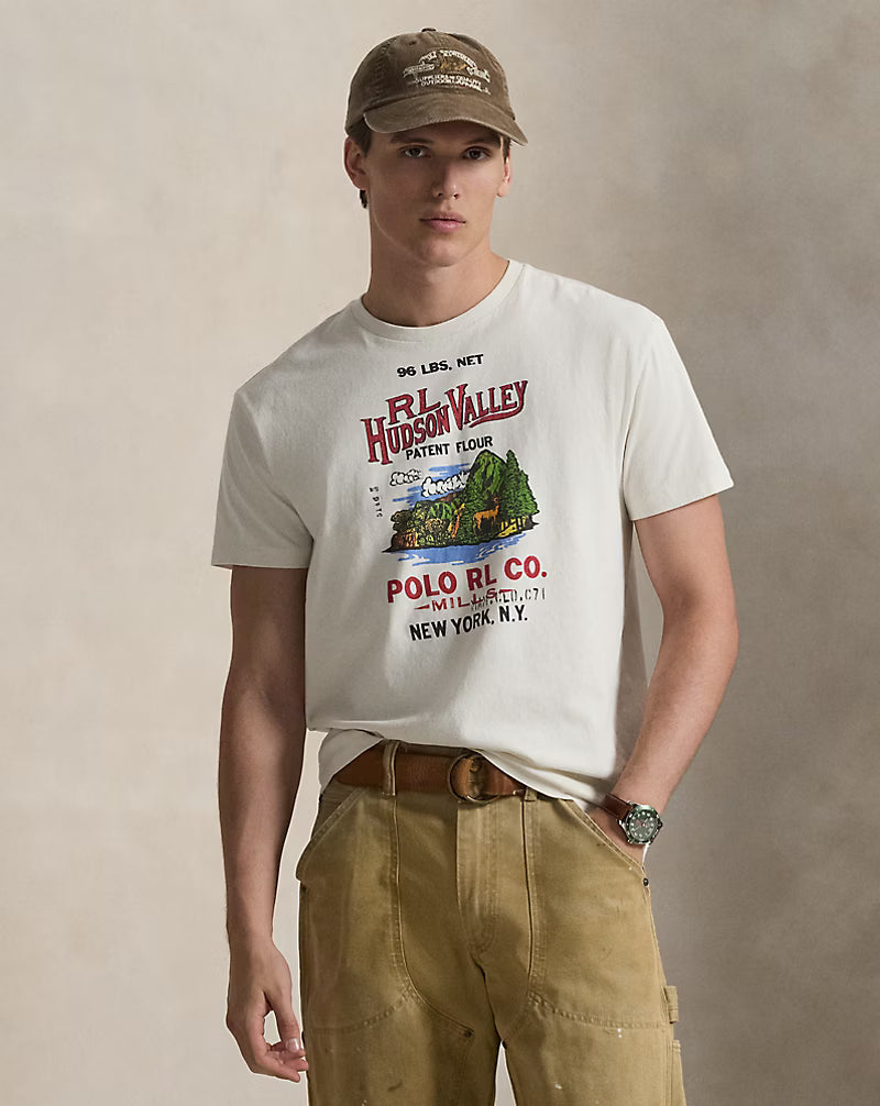 Classic Fit Jersey Graphic T-Shirt