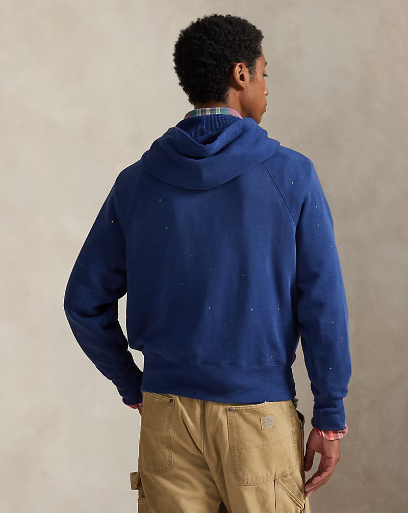 Vintage Fit Fleece Graphic Hoodie