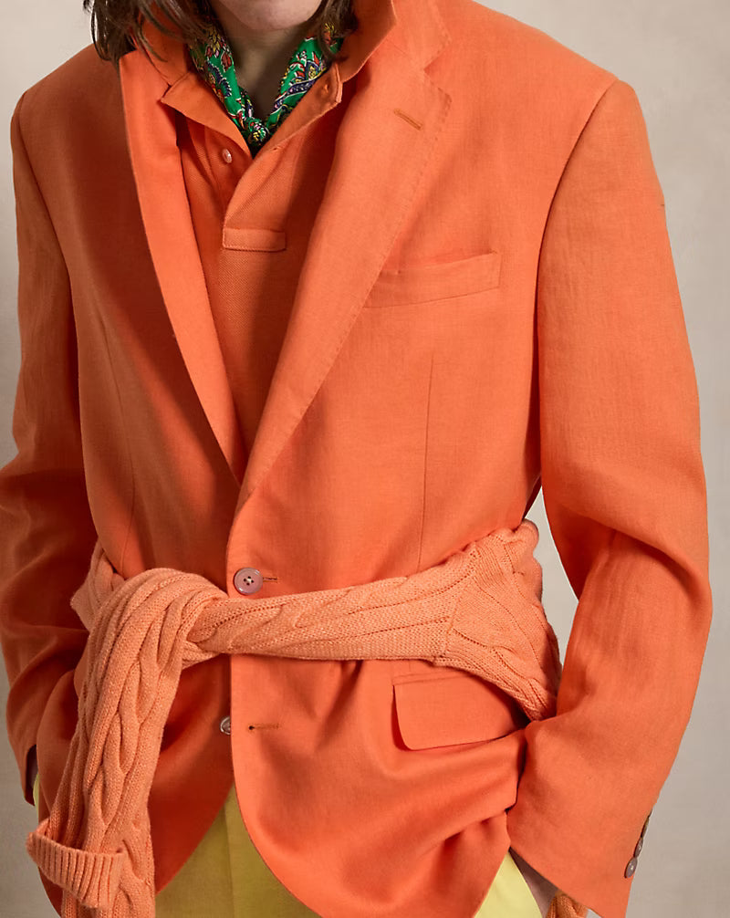 Polo Tailored Fit Linen Suit Jacket