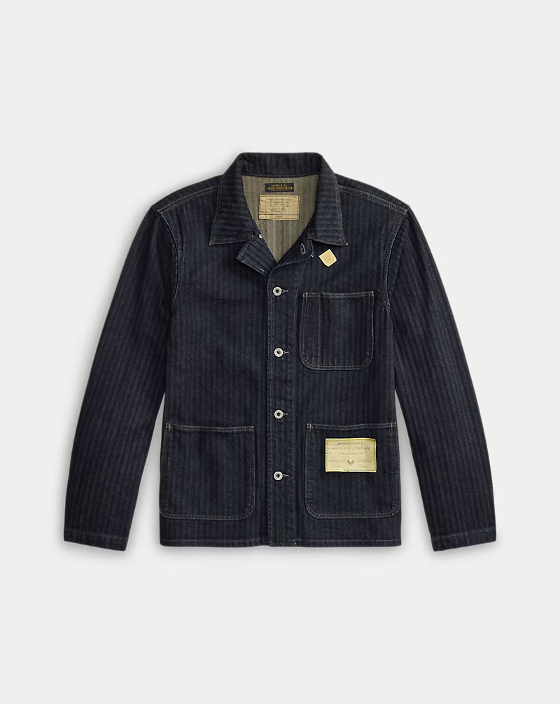 Limited-Edition Indigo Herringbone Shirt