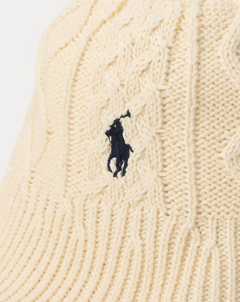 Cable-Knit Bucket Hat