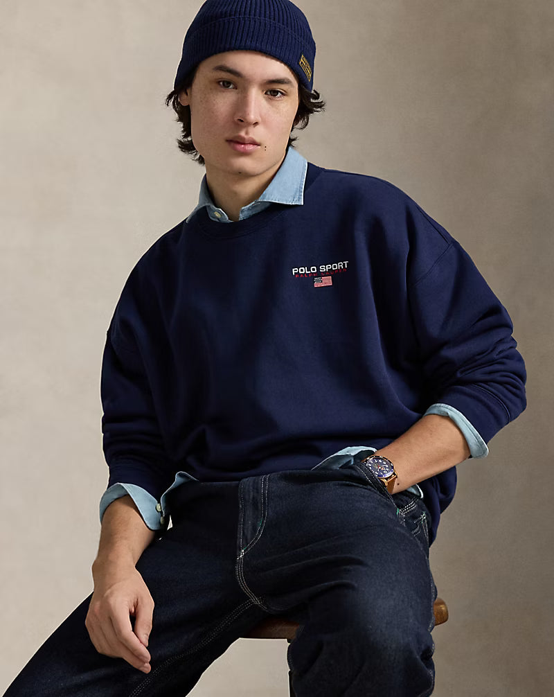 Relaxed Fit Polo Sport Fleece Sweatshirt