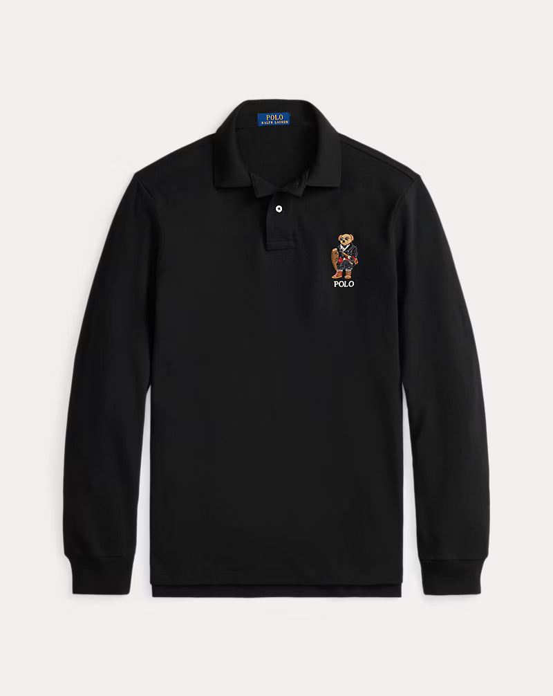 Classic Fit Polo Bear Mesh Polo Shirt