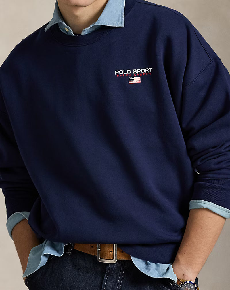 Relaxed Fit Polo Sport Fleece Sweatshirt