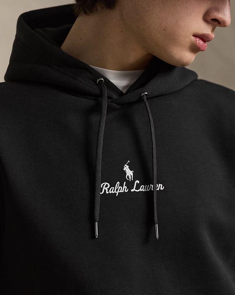 Logo Double-Knit Hoodie