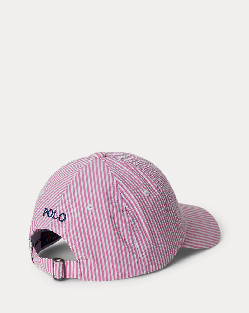 Seersucker Ball Cap