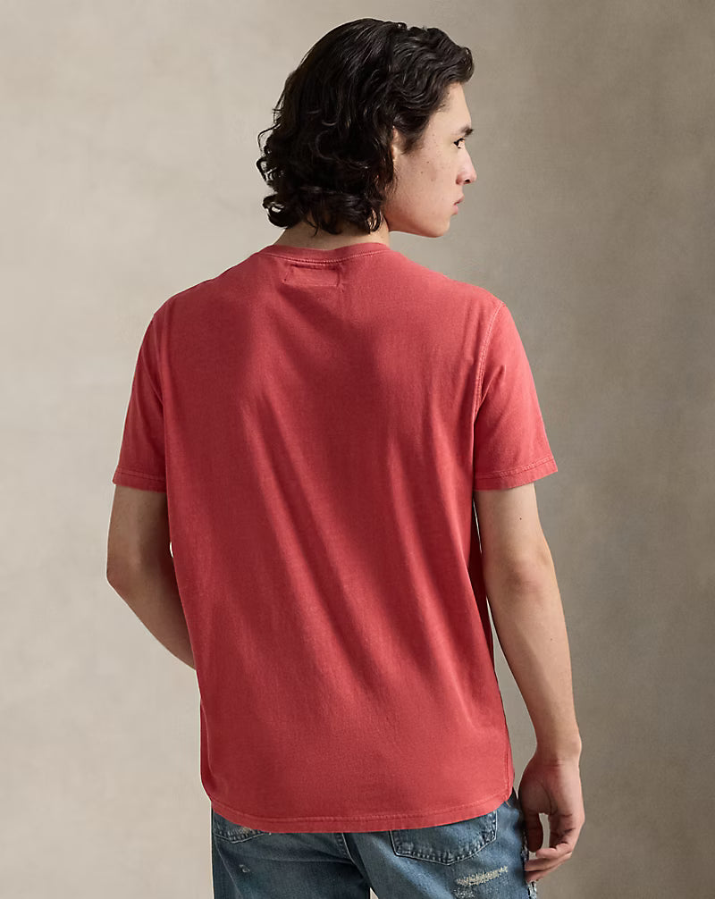 Slub Jersey Short-Sleeve Henley Shirt