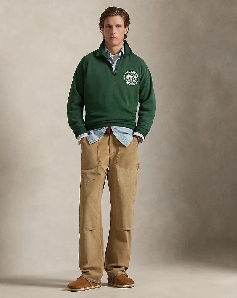 Vintage Fit Quarter-Zip Sweatshirt