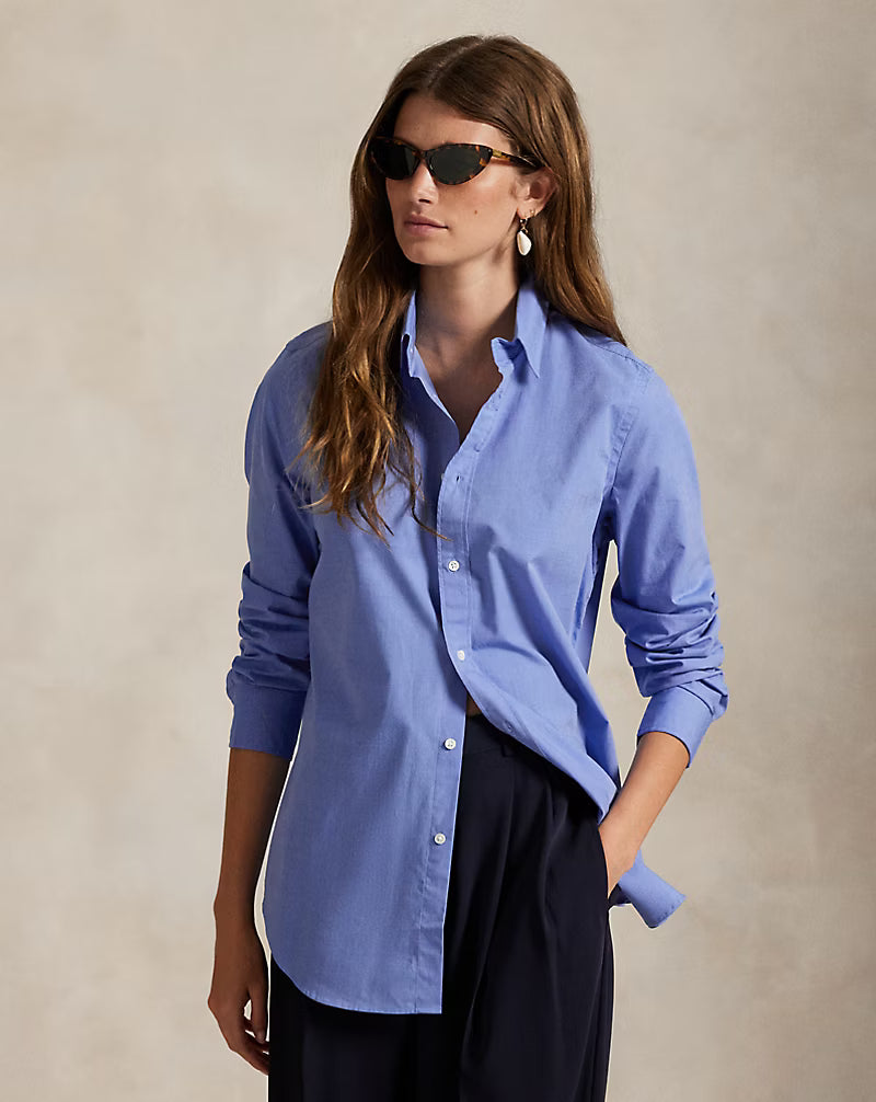 End-On-End Stretch Slim Fit Cotton Shirt