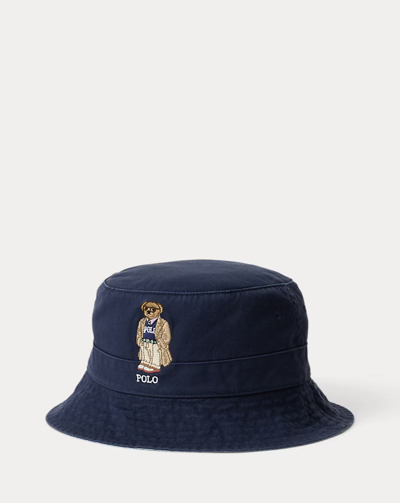 Polo Bear Twill Bucket Hat