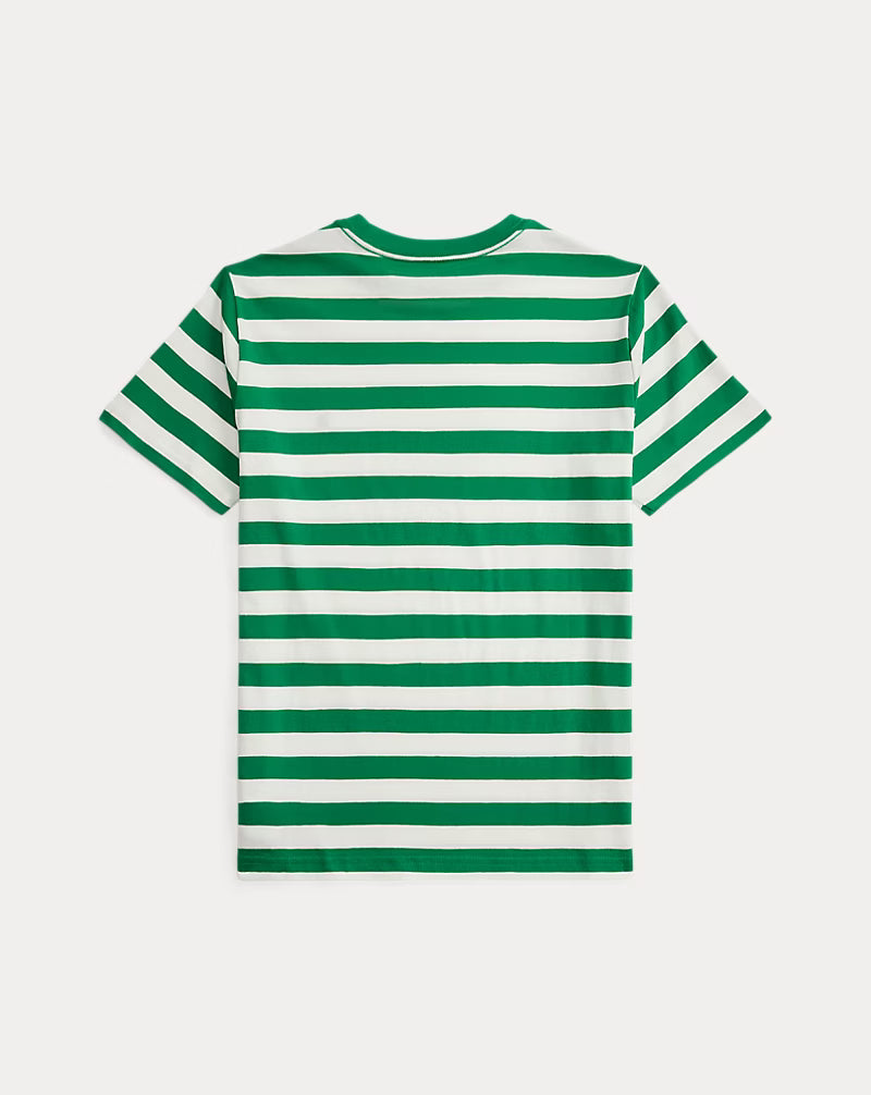Striped Cotton Jersey Tee