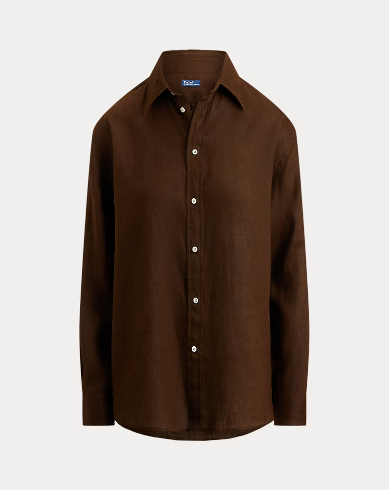Oversize Fit Linen Shirt