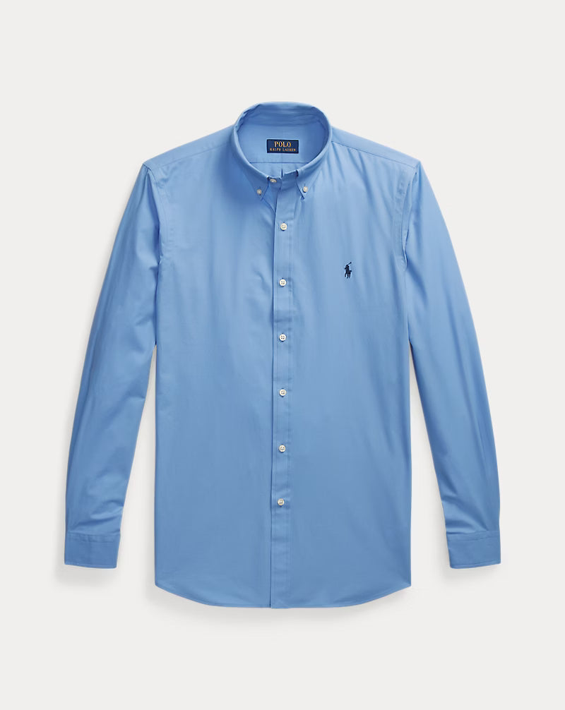Slim Fit Stretch Poplin Shirt