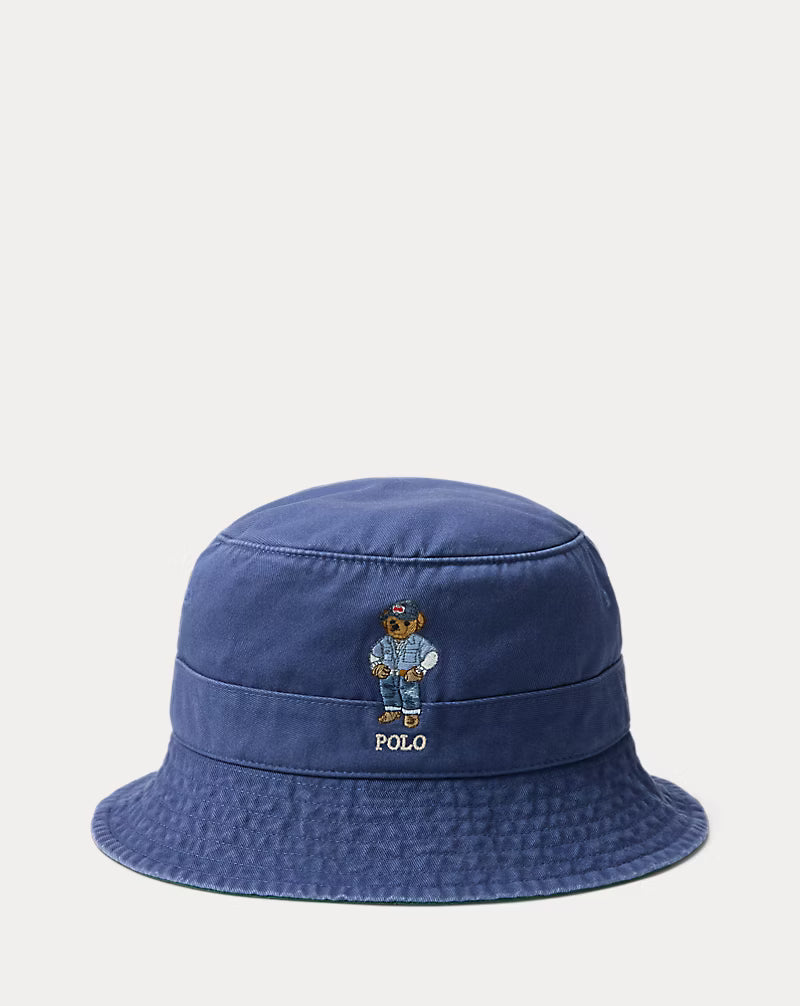 Polo Bear Twill Bucket Hat