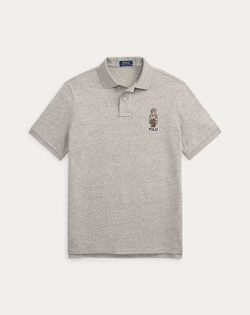 Classic Fit Polo Bear Mesh Polo Shirt
