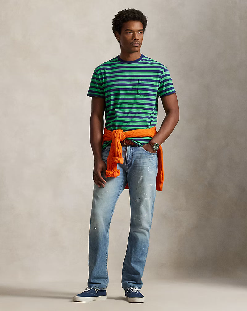 Classic Fit Striped Jersey T-Shirt
