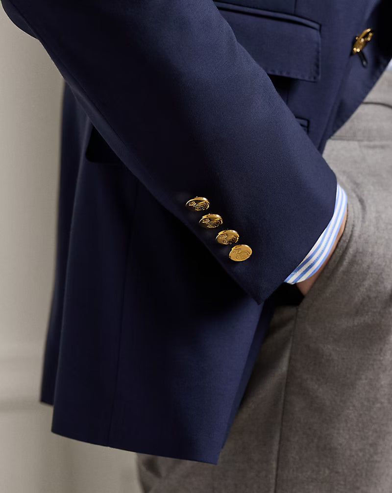 Gregory Hand-Tailored Wool Serge Blazer
