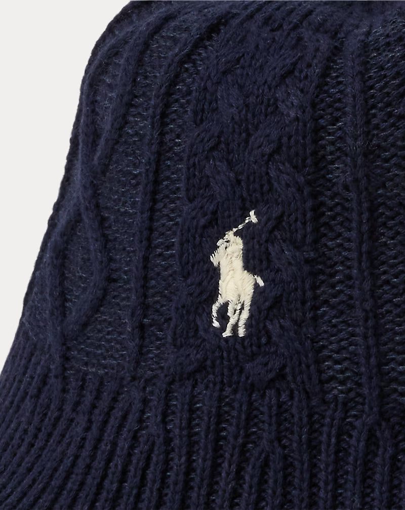 Cable-Knit Bucket Hat
