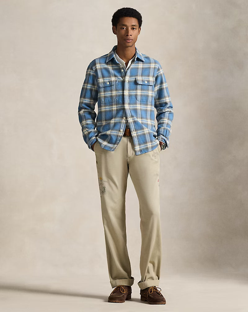 Classic Fit Plaid Flannel Workshirt