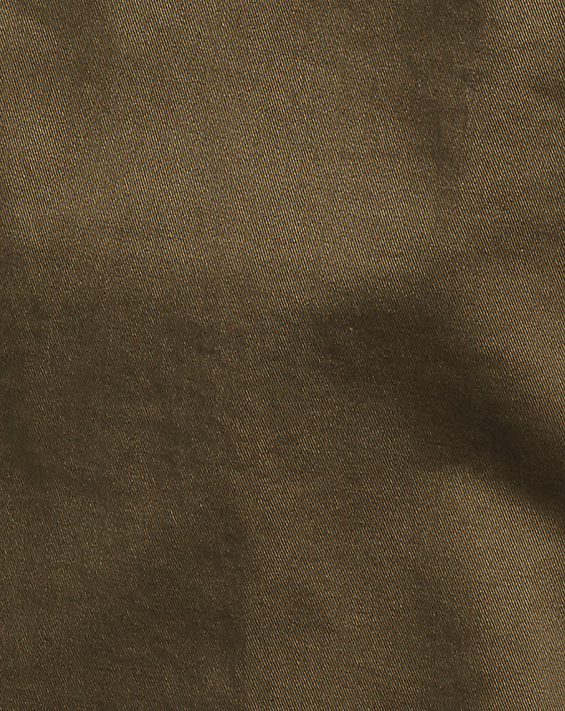 Stretch Straight Fit Washed Chino Pant